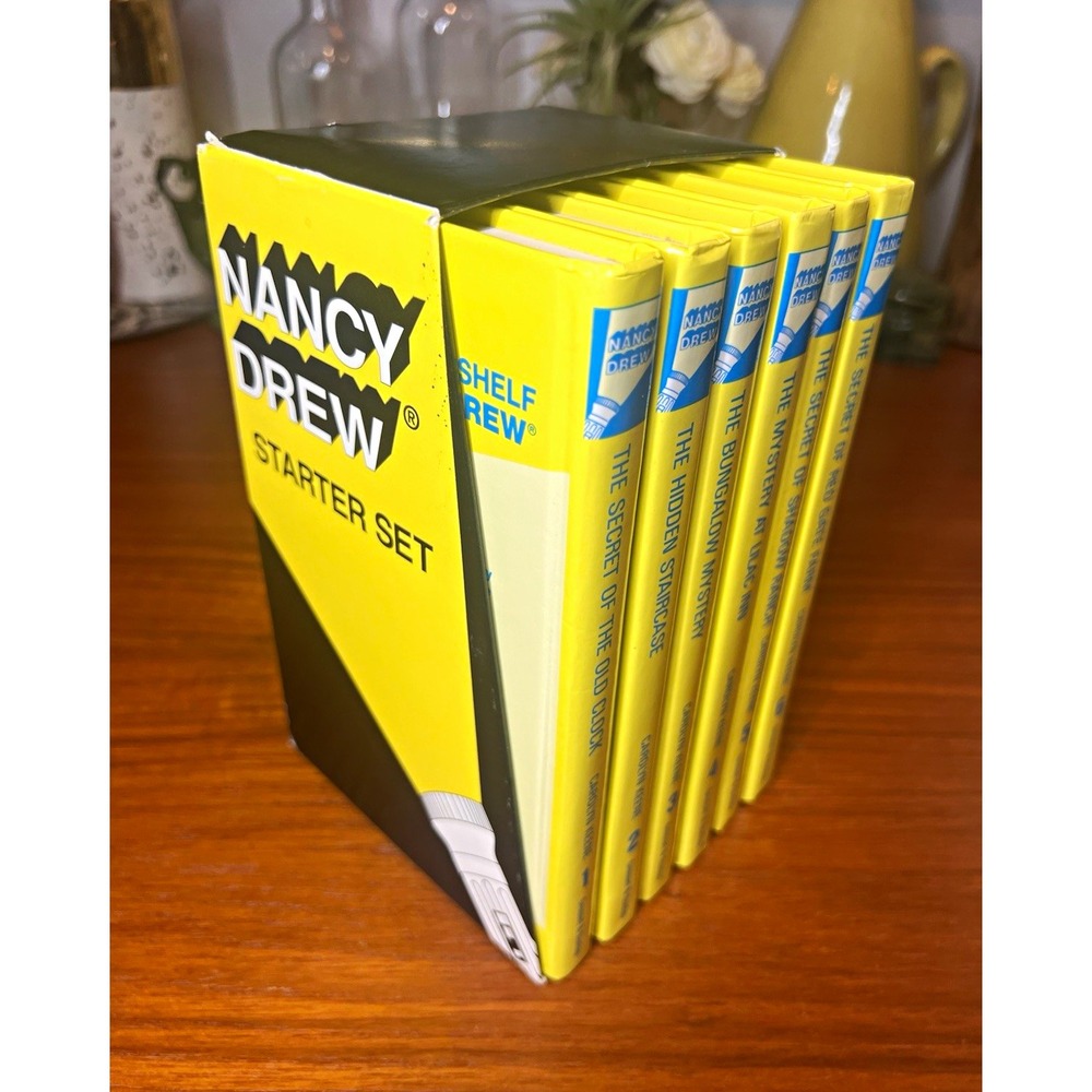 VTG NOS Nancy Drew Starter Set Box Set Books 1-6 Hardcover (6 Books)